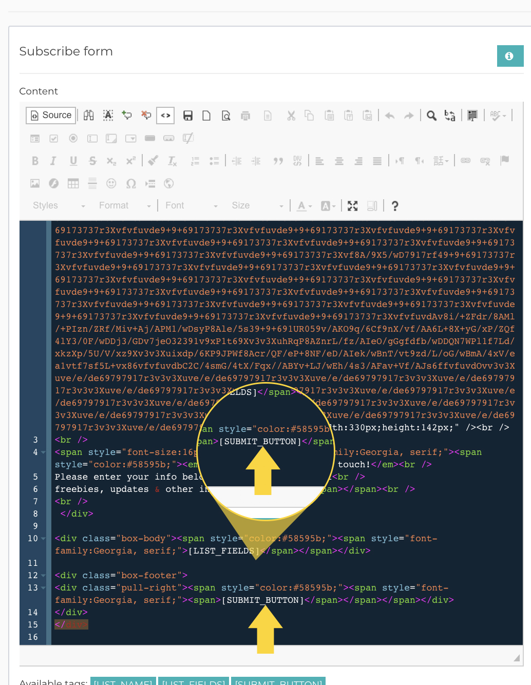Change Subscribe Button Color In Form – Version 2 – OHWO
